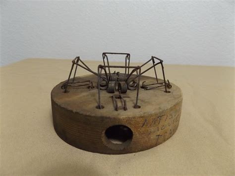 antique primitive metal box mouse trap|antique trap identification guide.